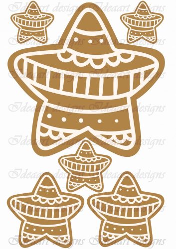 Mézeskalács figurák nagyban – csillag 