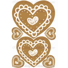 Mézeskalács figurák nagyban – szív