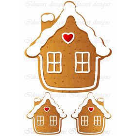 Mézeskalács figurák nagyban – házikó 2