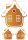 Mézeskalács figurák nagyban – házikó 2