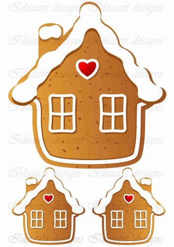 Mézeskalács figurák nagyban – házikó 2