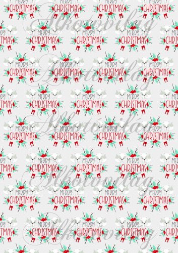 Téli rókás csomag: merry christmas rókákkal