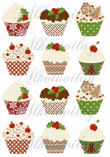 Karácsonyi muffinok kicsiben