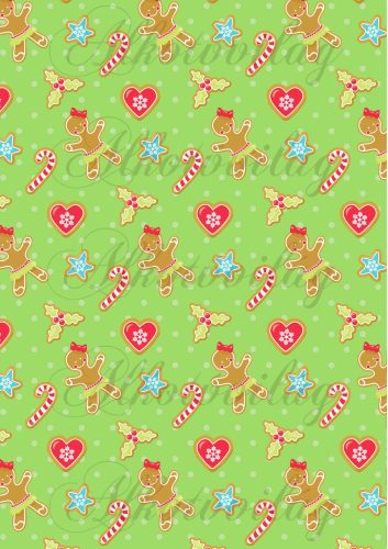 Mézi babák zöld pöttyös háttérrel