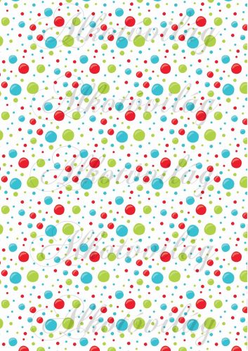 Színes aprócska buborékok