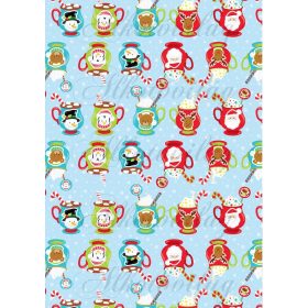 Téli bögrék vidám arcokkal