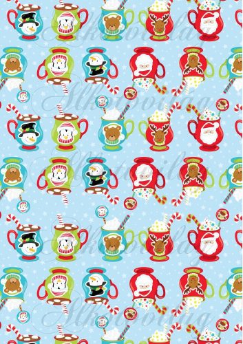 Téli bögrék vidám arcokkal