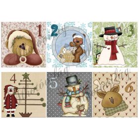   Adventi minta nagyobban (Az egész naptár 4 db A4-es lapot tartalmaz)