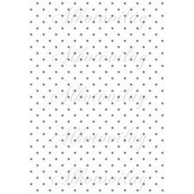 Csillagos szürkében fehér alapon