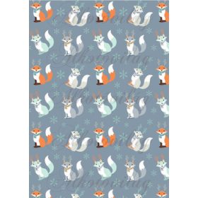 Rókás szürkéskékben