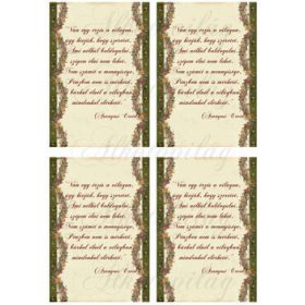 Van egy érzés - karácsonyi blokk 4 db