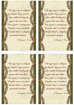 Van egy érzés - karácsonyi blokk 4 db