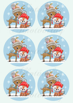 Bambi őzikével körökben