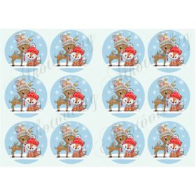 Bambi őzikével körökben 12 db