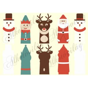 Ujjbábok - karácsonyi 