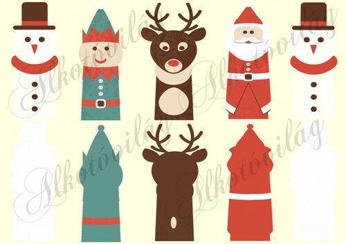 Ujjbábok - karácsonyi 