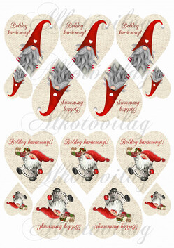 Manós szívek drapp alapon