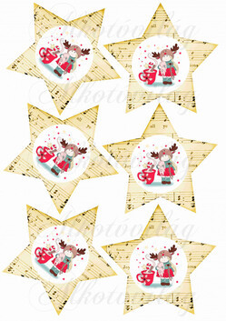 Kottás csillagok kislányokkal 