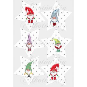 Manók szürke csillagos csillagokban