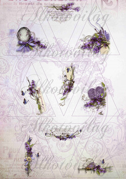 Levendulás fenyőfa