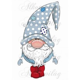 Szürkéskék sapkás manó