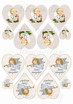 Angyalkák - kétféle mintával