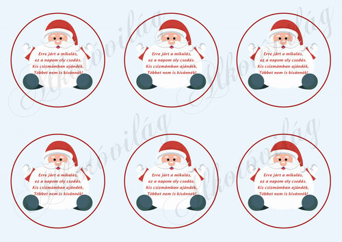 Mikulásos körök idézettel