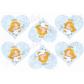 Trombitás angyalkák szívekben