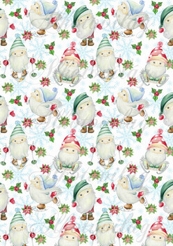 Téli sportos manók