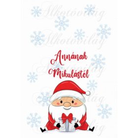   EGYEDILEG NÉVRE SZÓLÓAN-Mikulászsák panel - Ajándékcsomagos Mikulással