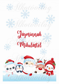 EGYEDILEG NÉVRE SZÓLÓAN-Mikulászsák panel - Mikulással és cuki csapatával 2
