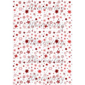 Piros-bordó csillagok többféle formában