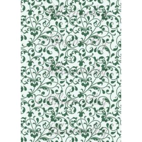 Sötétzöld indás háttér világoszöld alappal