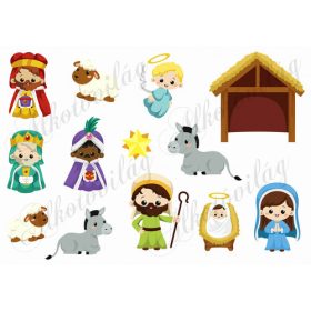 Betlehemes figurák karácsonyra