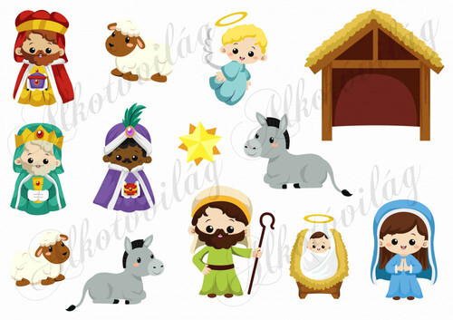 Betlehemes figurák karácsonyra