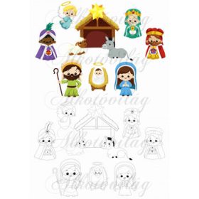 Betlehemes színező