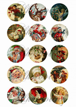 Karácsonyi vintage körök 2