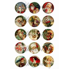 Karácsonyi vintage körök