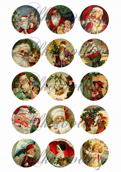 Karácsonyi vintage körök