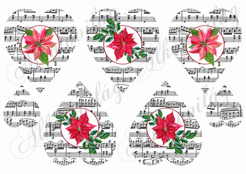 Kottás szívek mikulásvirágokkal