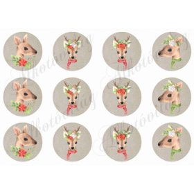 Szarvasok virágokkal