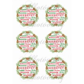 Szavak koszorúkban PIROS-ZÖLD NAGYBAN