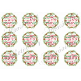 Szavak koszorúkban PIROS-ZÖLD