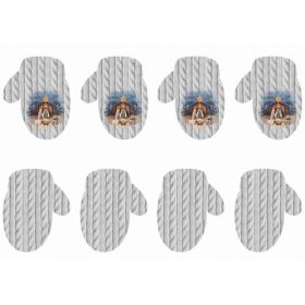 Betlehemes kép kötött kesztyűkön