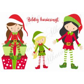 Karácsonyi elf lánykák