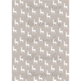 Kraft papír szarvasokkal