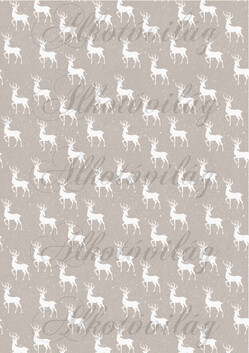 Kraft papír szarvasokkal