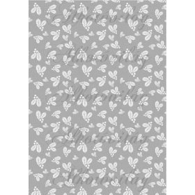 Szürke alapon magyal levelek és bogyók