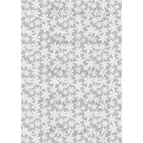 Szürke alapon hópelyhek