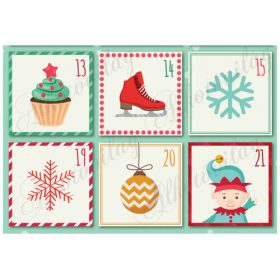 Színes adventi naptár nagyban 4. rész